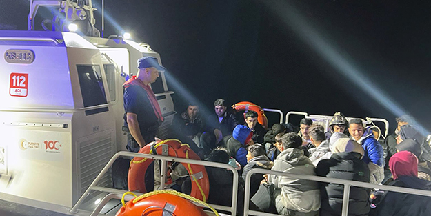 15’i çocuk 25 düzensiz göçmen yakalandı