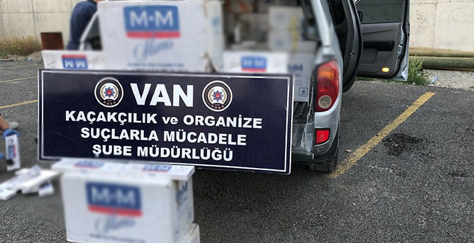16 bin paket kaçak sigara ele geçirildi