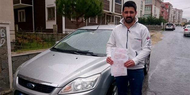 16 dakikada 3 park cezası yedi