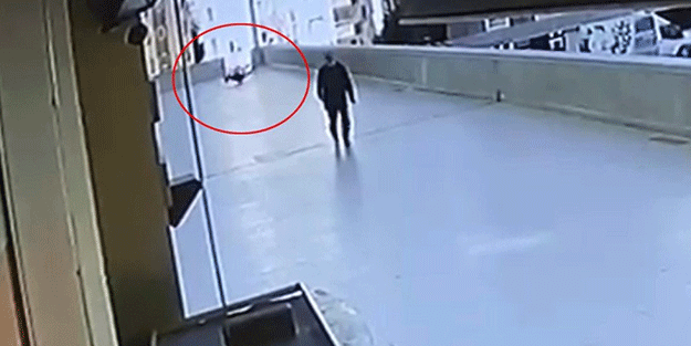 16 yaşındaki genç 12. kattan böyle düştü