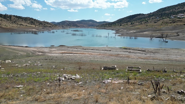 16 yıl sonra görüldü! Sular çekilince bakın ortaya ne çıktı