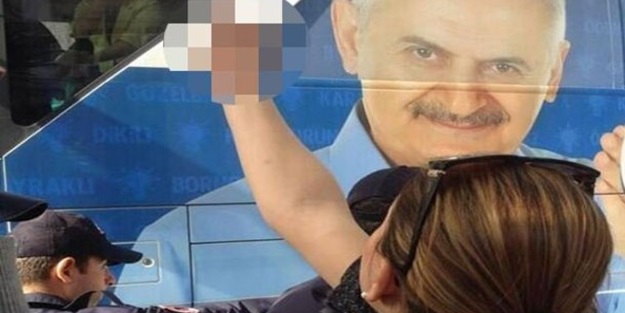 O 'edepsiz kadın' gözaltına alındı!