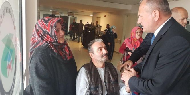 Başkan Keleş’ten hastalara geçmiş olsun ziyareti