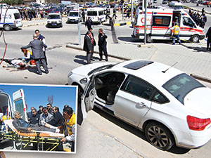 Adliye çıkışı dehşet