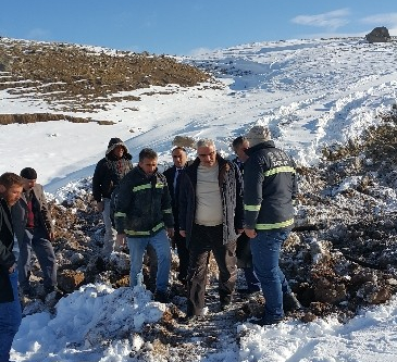 ESKİ kar ve soğuk engeli tanımıyor