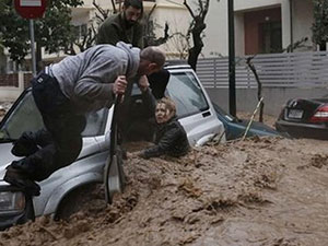 Balkanlar aşırı yağışa teslim