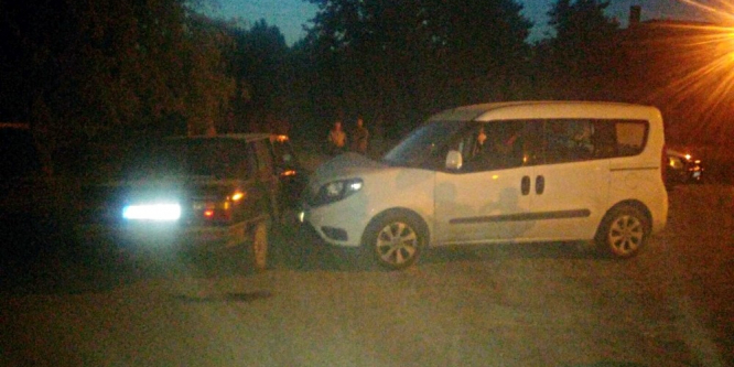 Muhtar kazada yaralandı