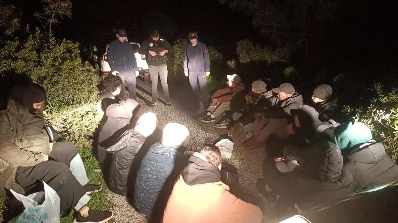 17 kaçak göçmen daha yakalandı