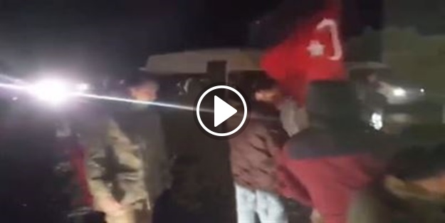 Kahraman komandolar tekbirlerle karşılandı