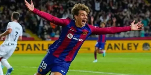 17 yaşında Barcelona'ya 3 puan hediye etti