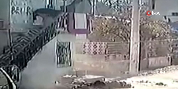 17 yaşındaki genç kız yaralanmıştı! Balkonun çökme anı kamerada