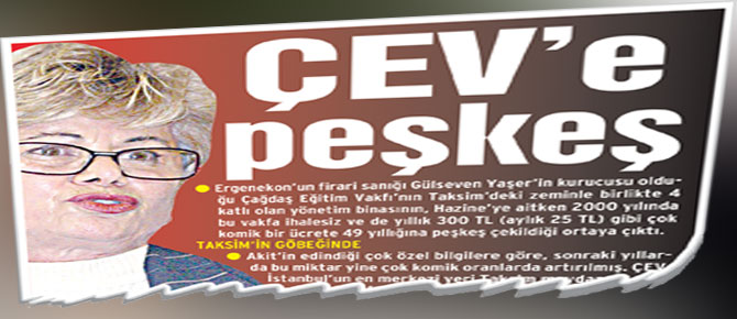 ÇEV suçu devlete attı