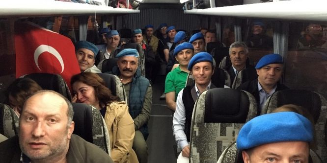 Beykozlu eski komandolar Çanakkale’ye uğurlandı
