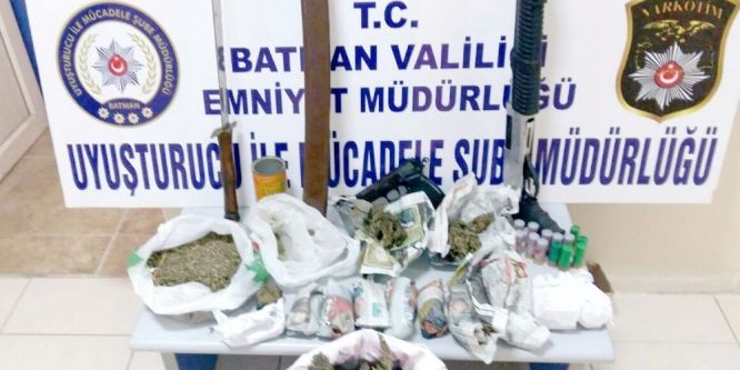 Batman’da uyuşturucu operasyonu: 11 gözaltı