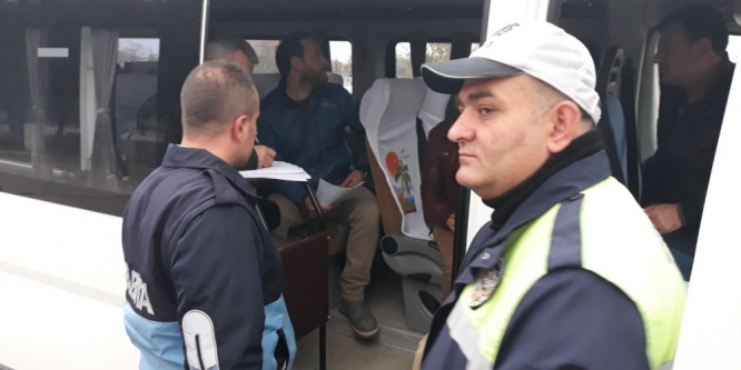 Marmaraereğlisi’nde okul servisleri denetlendi