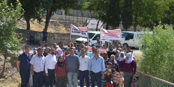 Mahalle sakinlerinin Gümüş Dere tepkisi