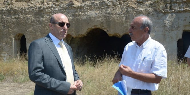 (Düzeltme) Vali Çiftçi Seyfioğlu Tabyalarını inceledi
