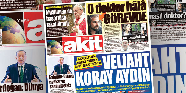 18 Mayıs 2016 Yeni Akit Gazetesi 1. sayfası