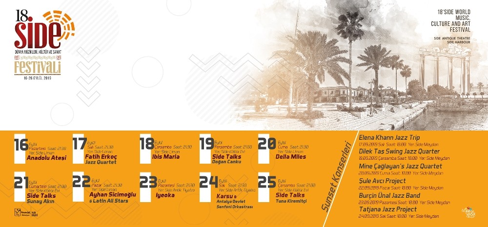 18. Side Dünya Müzikleri Kültür ve Sanat Festivali’ne doğru 