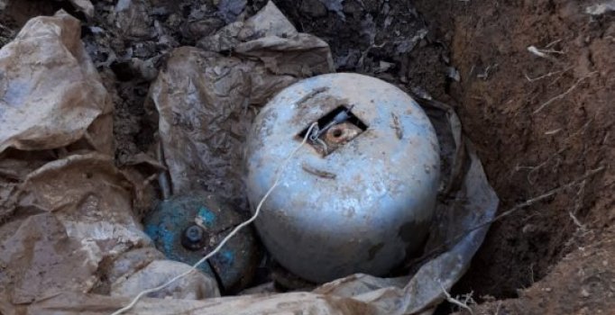 180 kilo patlayıcı madde imha edildi