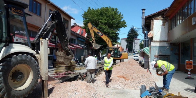 Keles’te asbestli içme suyu hattı yenileniyor
