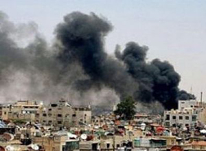 Şam ağır bombardıman altında