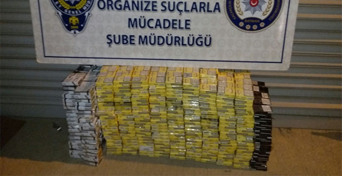 19 bin 65 paket kaçak sigara ele geçirildi