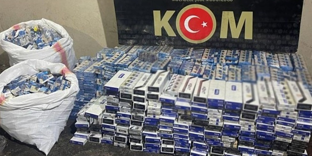 19 bin paket gümrük kaçağı sigara ele geçirildi!