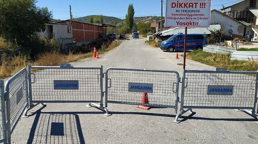 19 ildeki 34 yerleşim yeri karantina altında