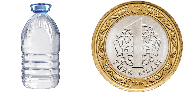19 litre damacana su 70 liraya koşarken bu belediyede 5 litre su sadece 1 lira! 'Helal olsun' dedirttiler