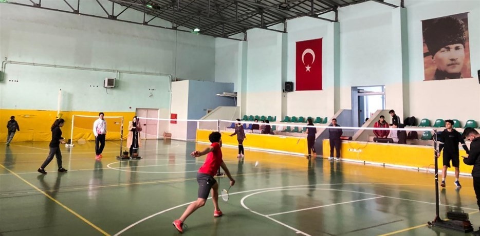 19 Yaş Altı Badminton İl Seçmesi müsabakaları yapıldı 