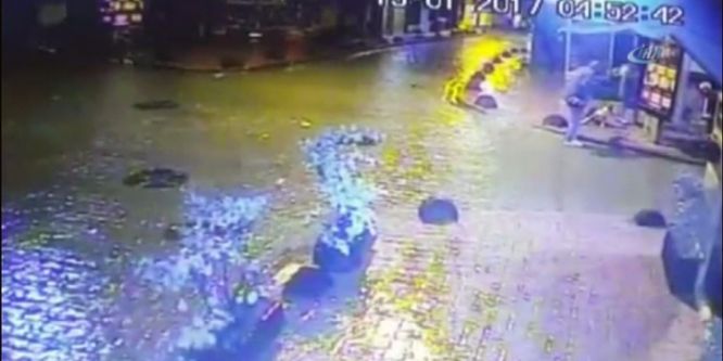 Elektrik kaçağından çarpılan köpeğin ölümü kameralara yansıdı