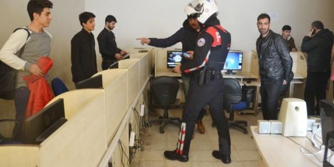 Korsan gösteriler yapılan mahallede 350 polisle uygulama