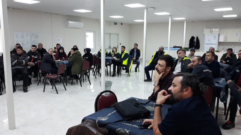 1915 Çanakkale Köprüsü’nde koronavirüs eğitimi 