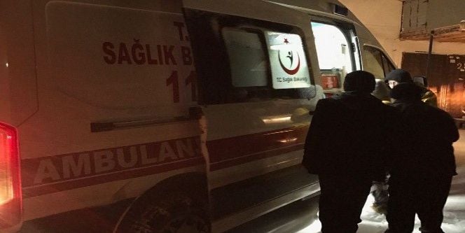 Mahsur kalan hastaya güçlükle ulaşıldı