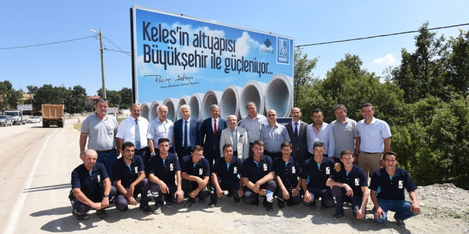 BUSKİ Keles’te yatırımlarına devam ediyor
