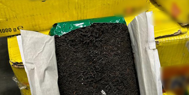 195 kilogram metamfetamini çaya emdirmişler!