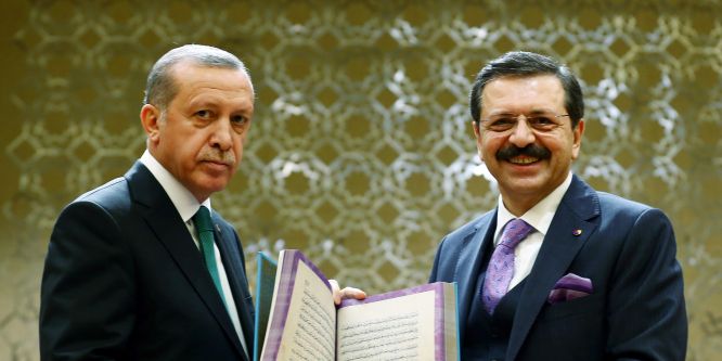 Cumhurbaşkanı Erdoğan, Hisarcıklıoğlu’nu ağırladı