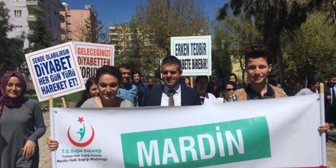 Mardin’de sağlıklı yaşam yürüyüşü yapıldı