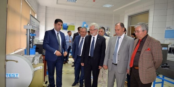 Yapı malzemeleri laboratuvarı hizmete açıldı