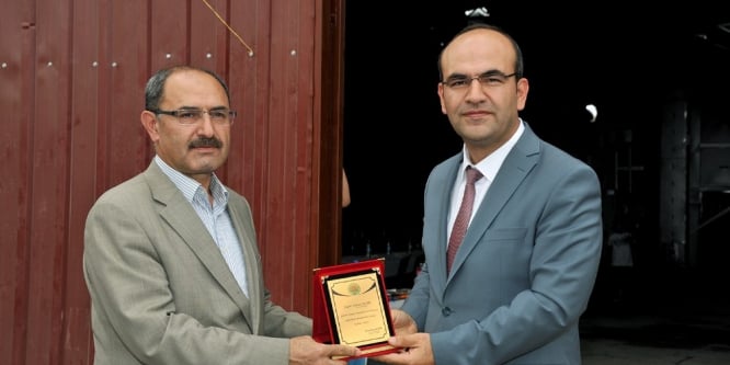 Arguvan’da hububat eleme işlerinde kullanılacak olan tesisin açılışı yapıldı