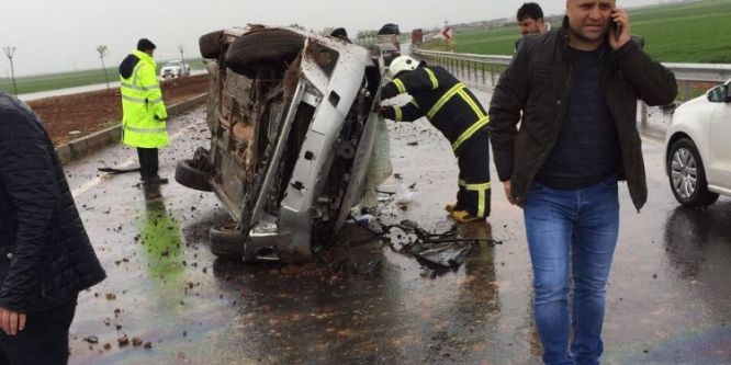 Şanlıurfa’da trafik kazası: 2 yaralı