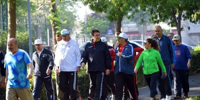 Osmangazi’de sabah sporu