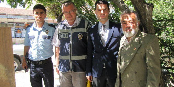 Şehit aileleri ve gazilere bayram ziyareti