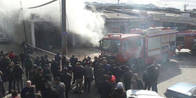 Ordu’da iş yeri yandı