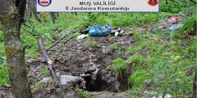Muş’ta sığınak bulundu