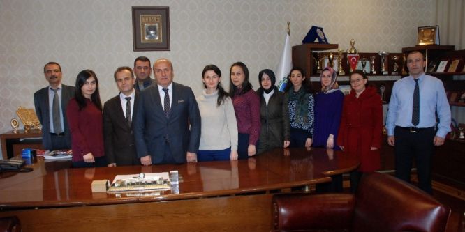 Aday öğretmenlerden Başkan Arslan’a ziyaret