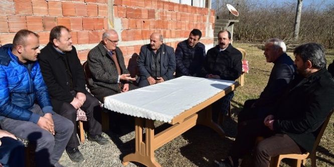 Başkan Yılmaz’dan şehit ailelerine ziyaret