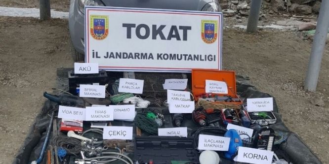 3 hırsızlık olayı aydınlatıldı