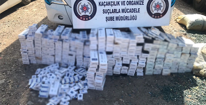 2 bin 530 paket kaçak sigara ele geçirildi